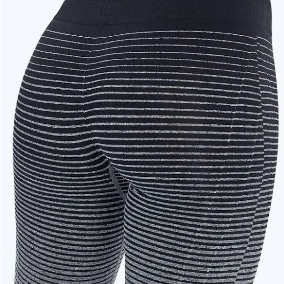 Marika 27” Seamless High Waist Dip Dye Leggings Size XL Charcoal, Navy Black NWT - Picture 2 of 8